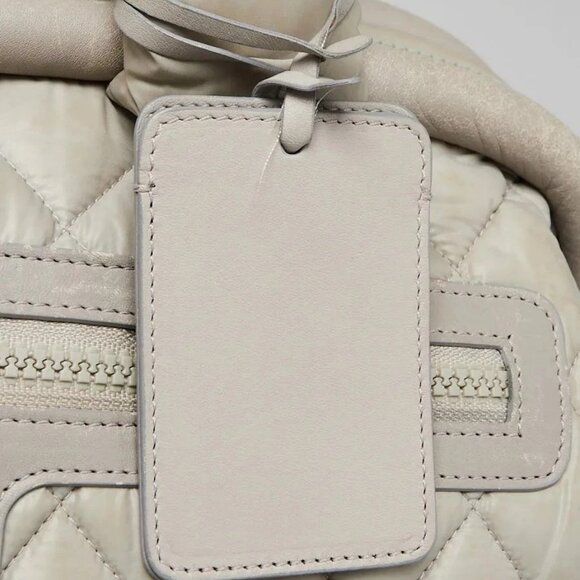 Chanel Dark White Quilted Nylon Coco Cocoon Large Zip Tote Bag - Picture 6 of 12